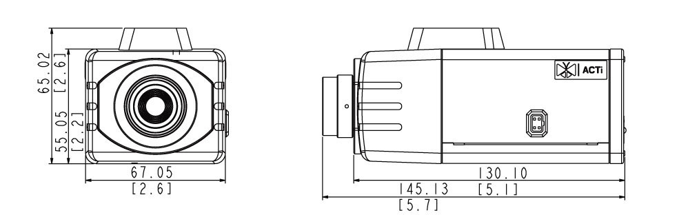 ACTi D21 z obiektywem staoogniskowym - Kamery IP kompaktowe