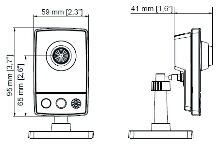 AXIS M1054 Mpix - Kamery IP kompaktowe